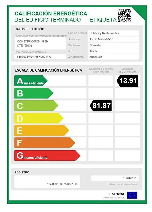 ****  Catalonia Granada Hotell Spanien